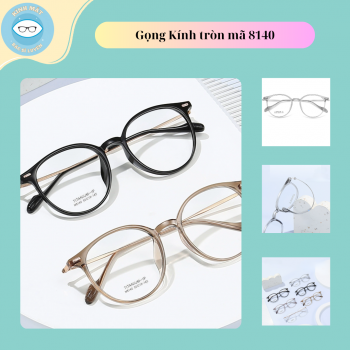 Gọng nhựa càng kính titanium mã 8140